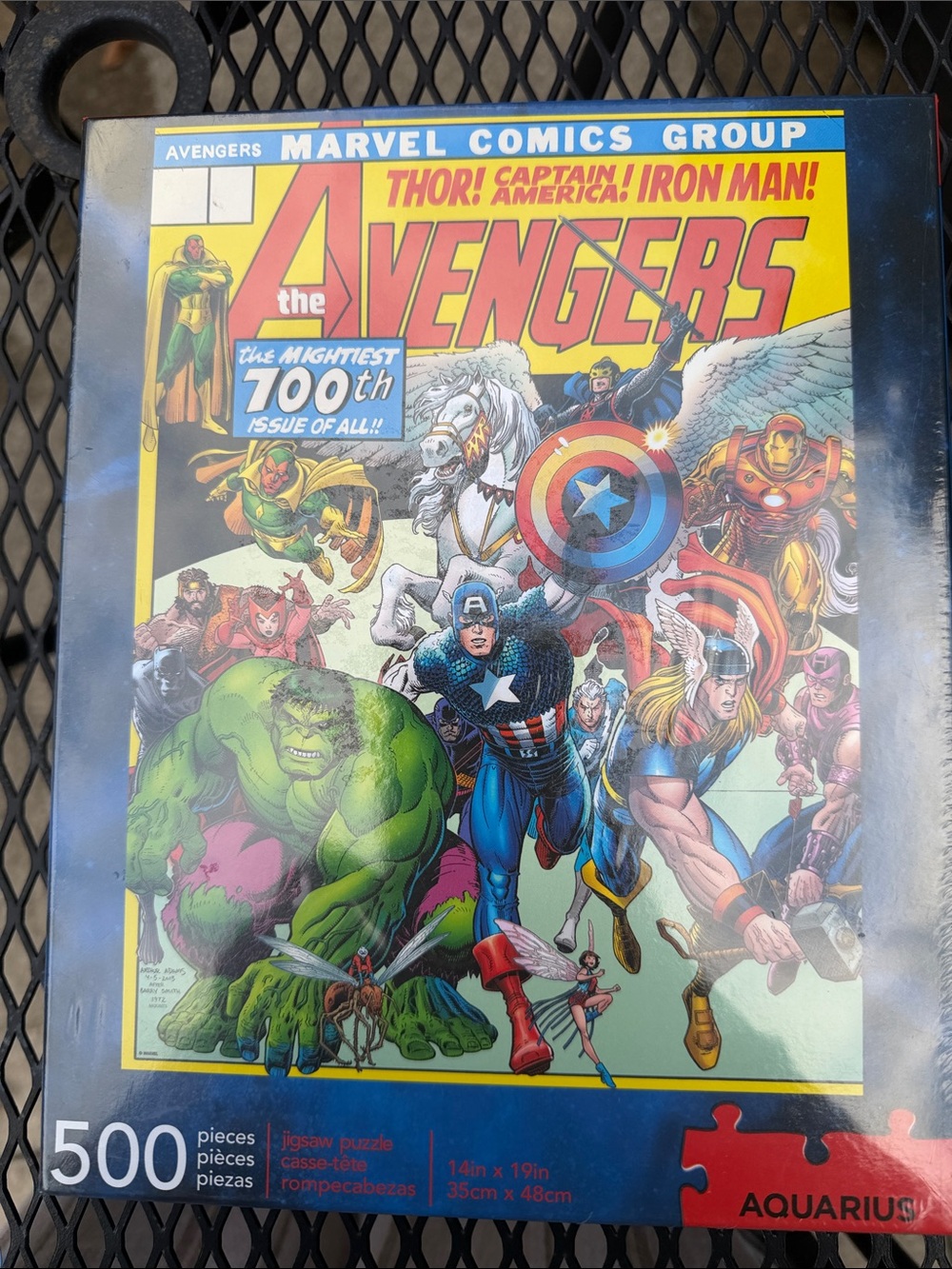 Marvel Avengers Puzzle - Red, Blue, Yellow, Green